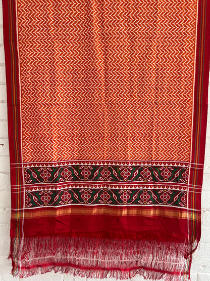 PATOLA DOUBLE IKKAT SILK DUPATTA