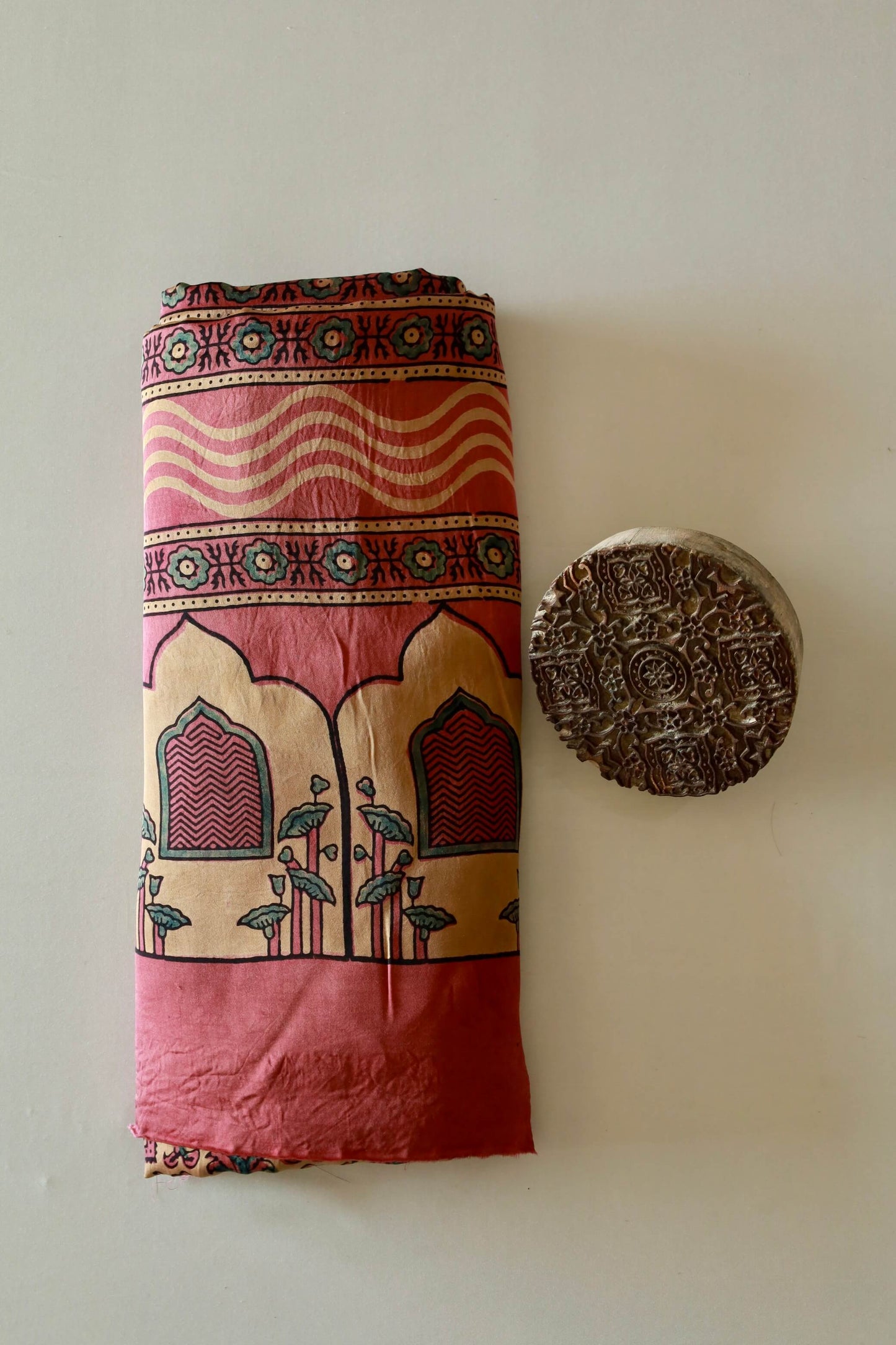 AJRAKH MODAL SILK SAREE