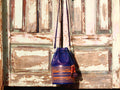 Leather Potli Bag with Thread Work