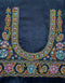 Midnight Navy Ahir Embroidery Blouse Piece