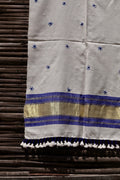 Moonstone White Handwoven Woolen Stole