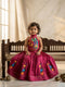 Mulberry Rose Handmade Cotton Lehenga Set for Girl