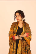 Mustard Ajrakh Modal Silk Dupatta