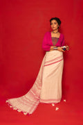 Petal Kala Cotton Bhujodi Saree