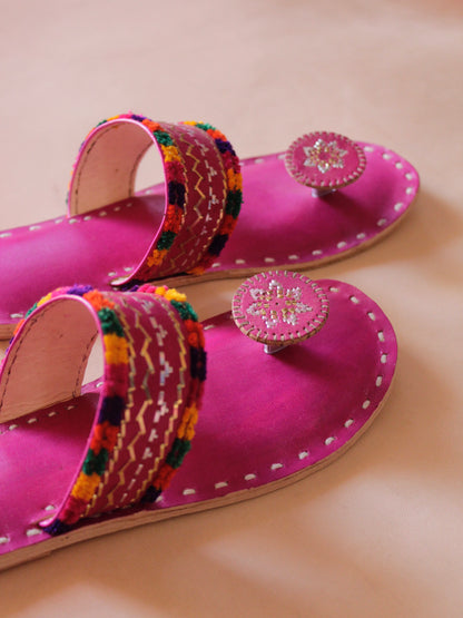 Handstitched leather flats showcasing traditional craftsmanship and comfortable design