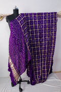 Royal Bandhani Gharchola Gajji Silk Saree
