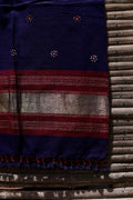 Royal Indigo Handwoven Woolen Stole