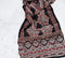 Rust Black Ajrakh Modal Silk Stole
