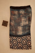 Smoky Ajrakh Modal Silk Dupatta