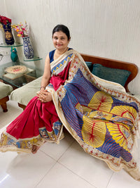Sunburst Handpainted Mata Ni Pachedi Saree