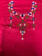 Vibrant Pink Ahir Embroidery Dress Material