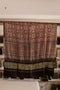 Walnut Brown Ajrakh Modal Silk Dupatta With Lagdi Patta