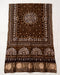 Black Gajji Silk Bandhani Gota Patti Dupatta