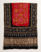 Midnight Black & Red Bandhani Gota Patti Dupatta