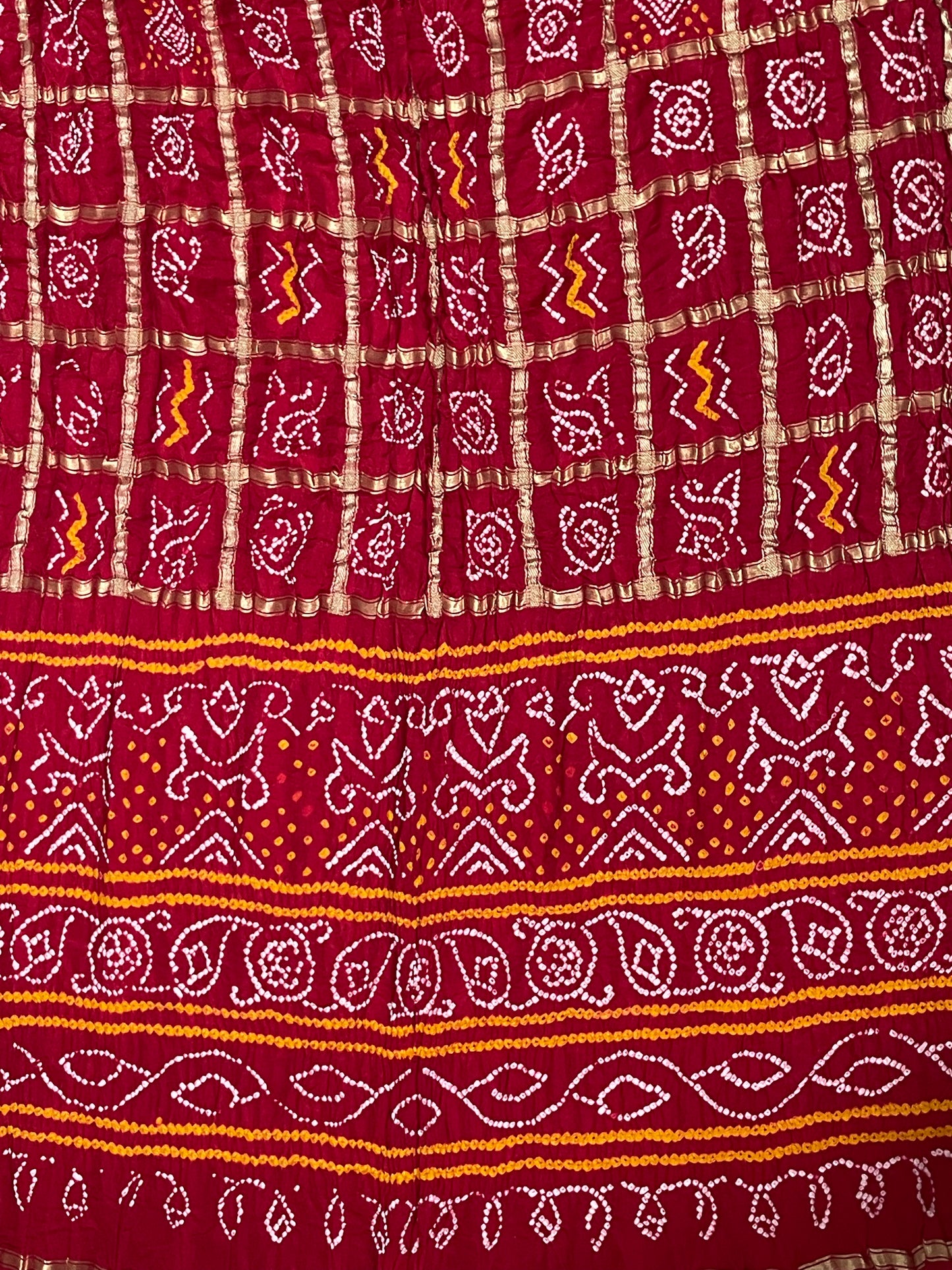 BANDHANI GHARCHOLA GAJJI SILK SAREE