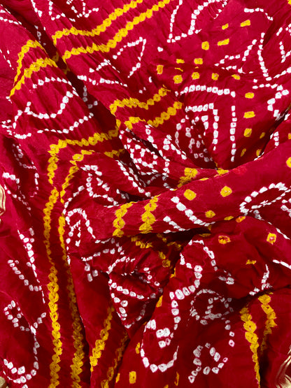 BANDHANI GHARCHOLA GAJJI SILK SAREE